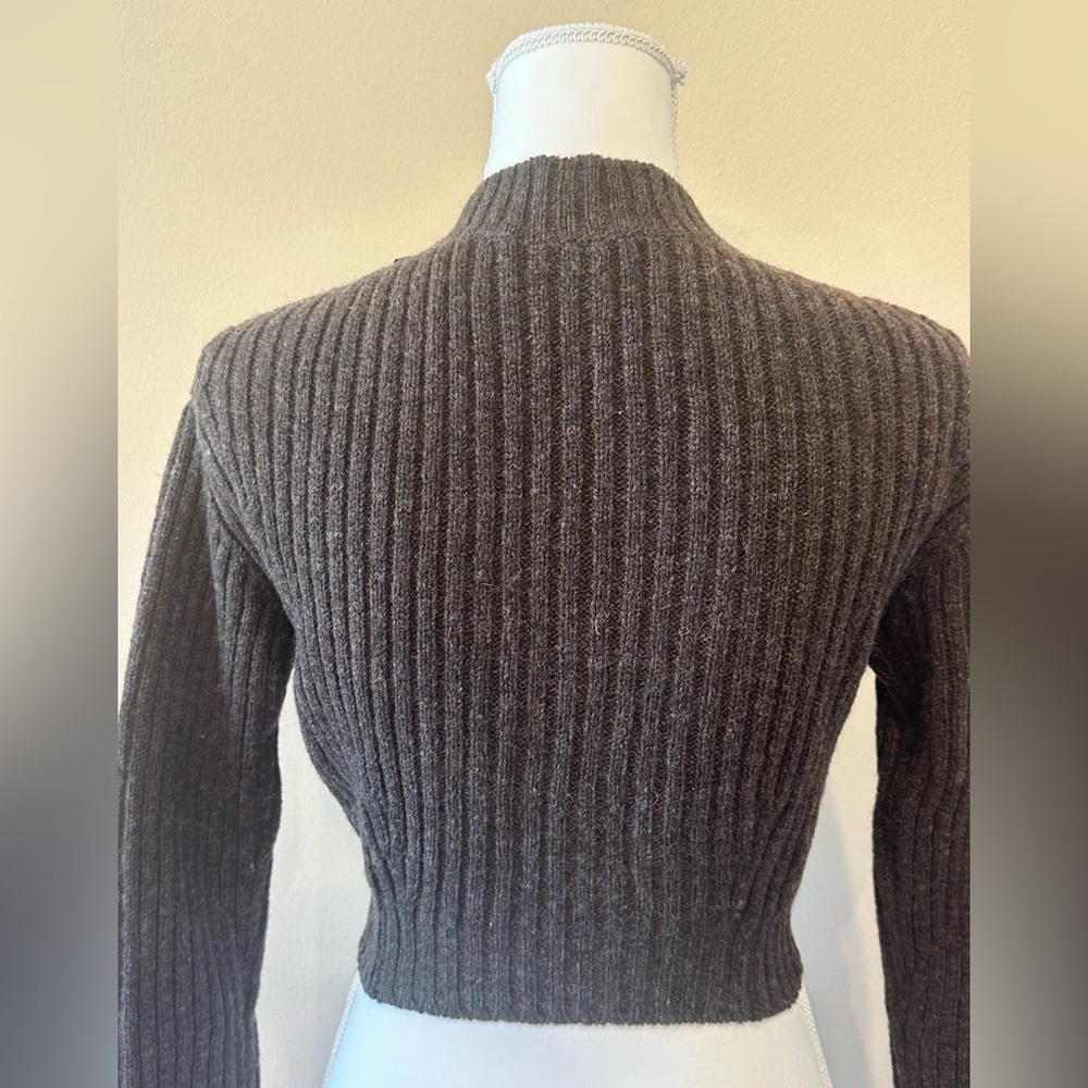 Prada 2009 Archive Wool Beaded Floral Cropped Cardigan IT 38 XS - Picture 8 of 12